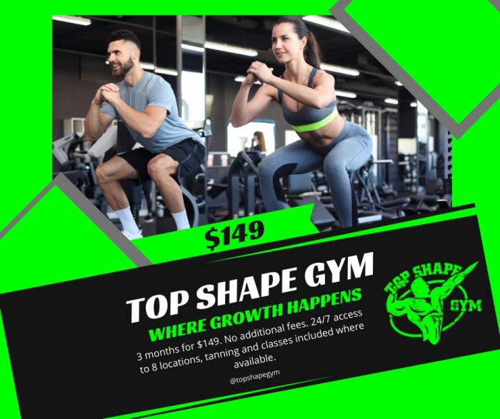 Top Shape Gym – Where Growth Happens