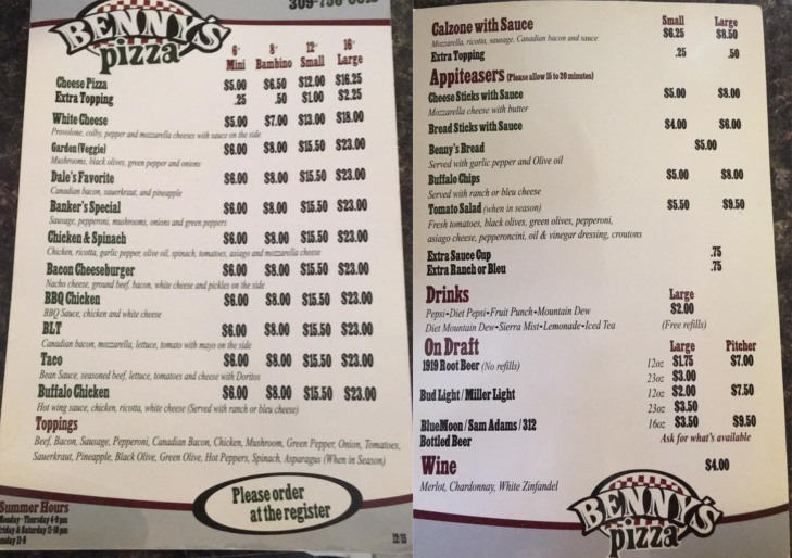 Benny's Pizza Quad Cities ♥ Locals Love Us