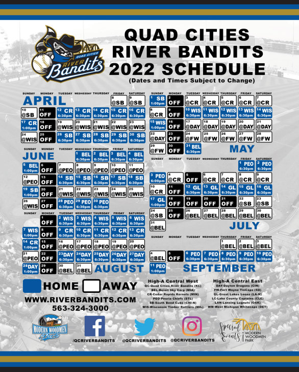 Quad Cities River Bandits Quad Cities ♥ Locals Love Us